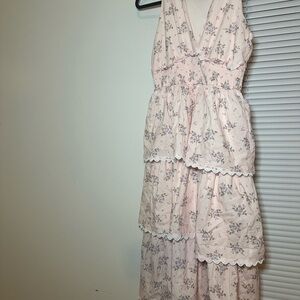 Fancy Love Dress in Cream and Pink